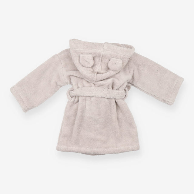 Dressing gown grey towelling ears