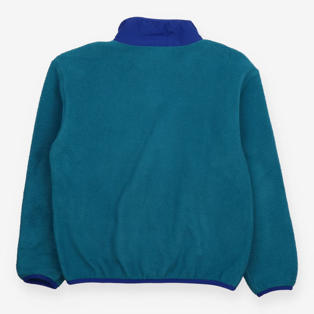 Fleece Teal with Orange Pocket