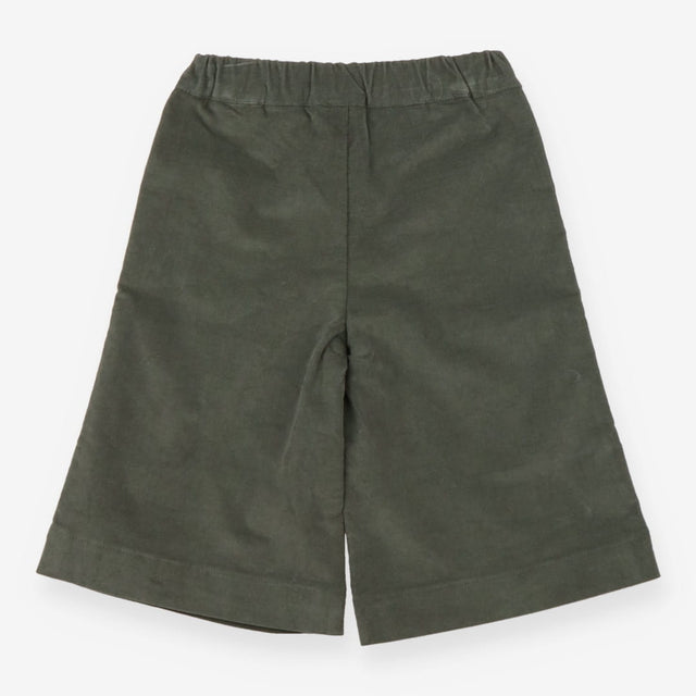 Iana green velour wide leg trousers