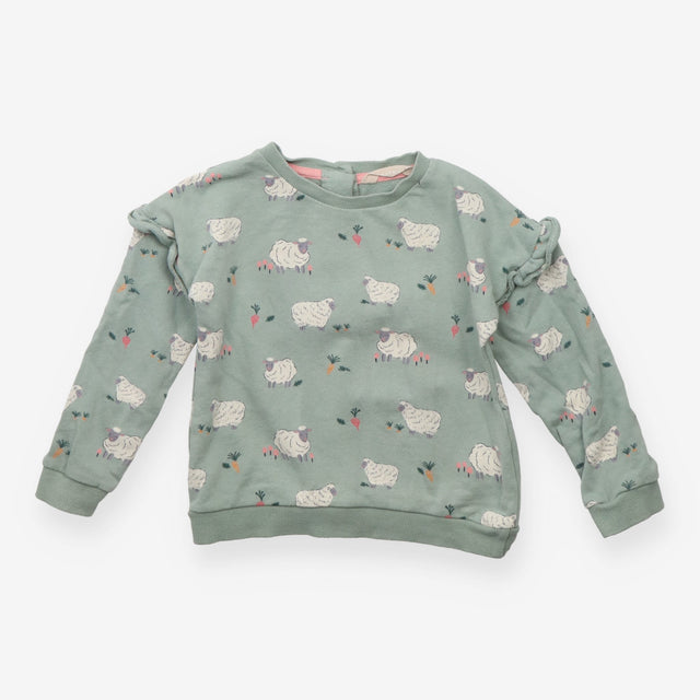 Green Sheep Sweater