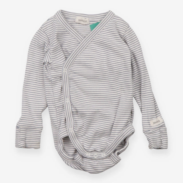 Blue Striped Bodysuit