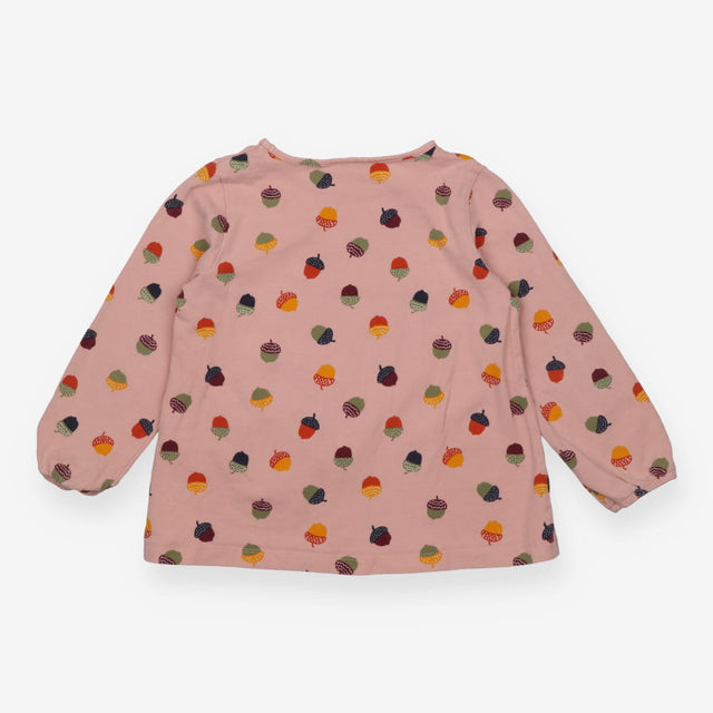 Pink Squirrel with Acorns Long Sleeve