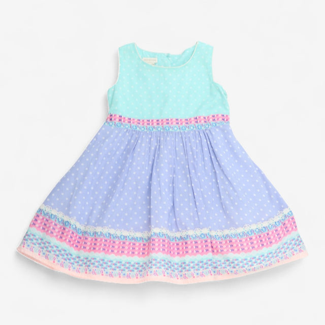 Dress Woven Sleeveless Lilac and Pastels