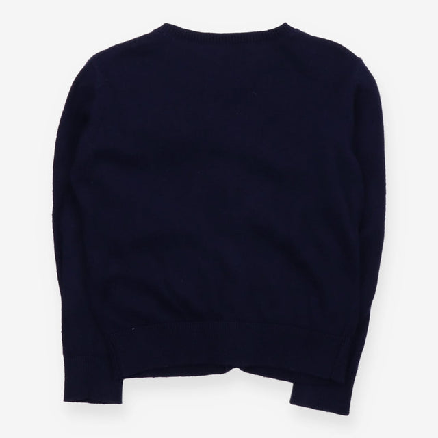Cardigan Navy with Three Bows