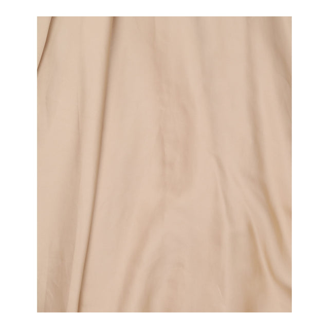 Champagne Satin Flared Occasion Skirt