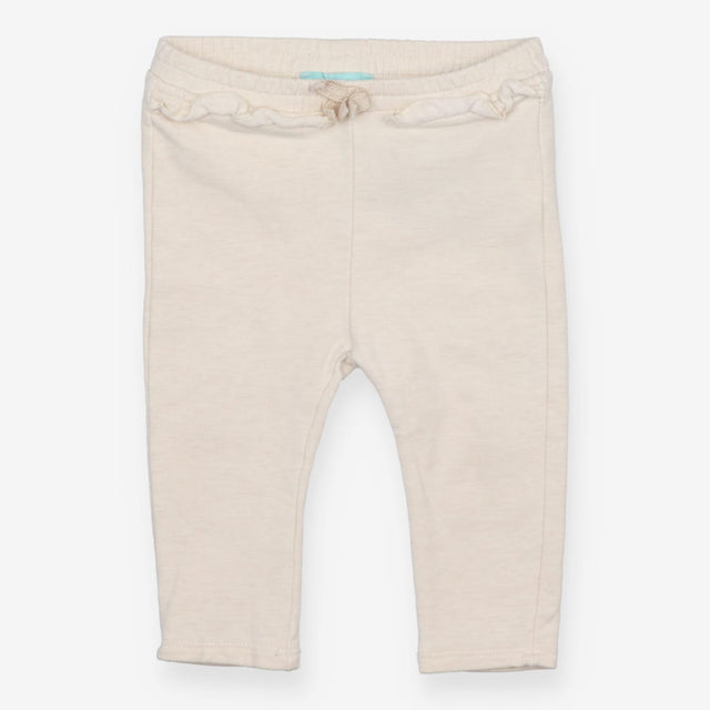 Leggings Cream Frill Waist