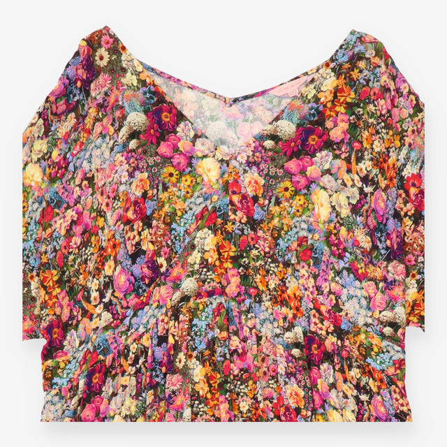 Tiered Dress Floral Multicolour