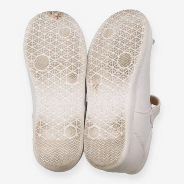 Dr Kong White leather shoes with bow & flower