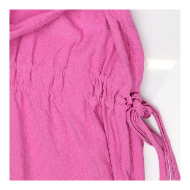 Seraphine Pink Maternity Shirt Dress with Expandab