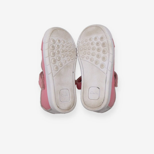 Pink doodles with silver trim