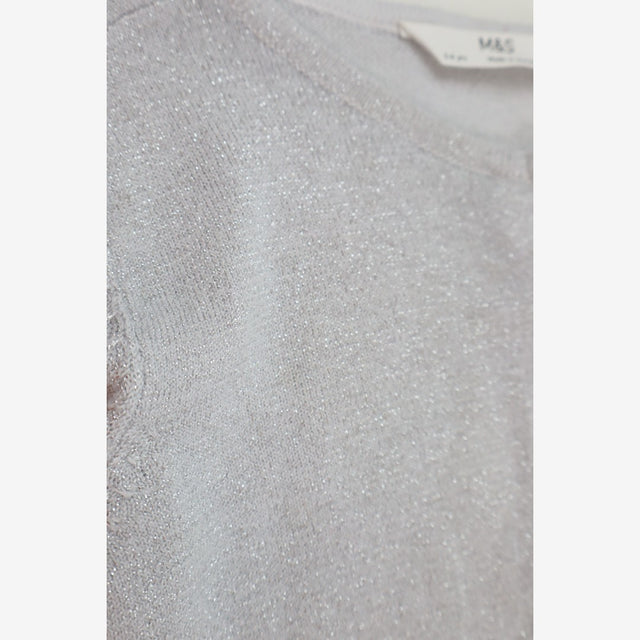 Cardigan - silver short