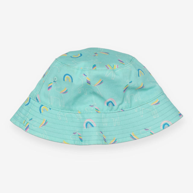 Bucket hat blue rainbow
