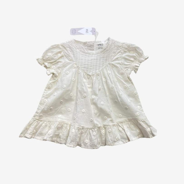 White Woven Dress