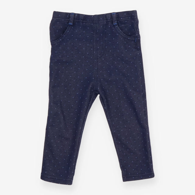 Navy Leggings with Spots
