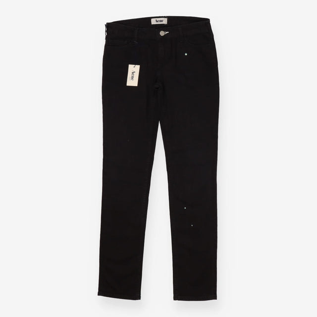 Acne Studios Black Straight‑Leg Jeans