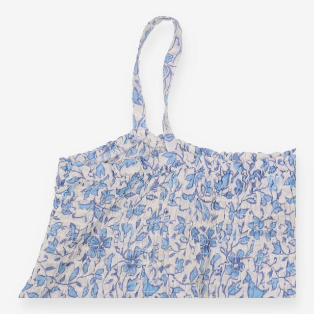Strappy Top Blue Floral