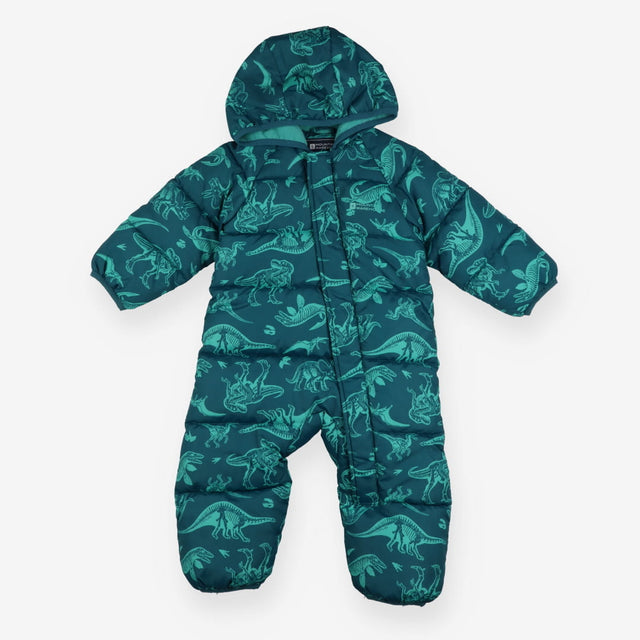 Pramsuit Blue Green Prehistoric