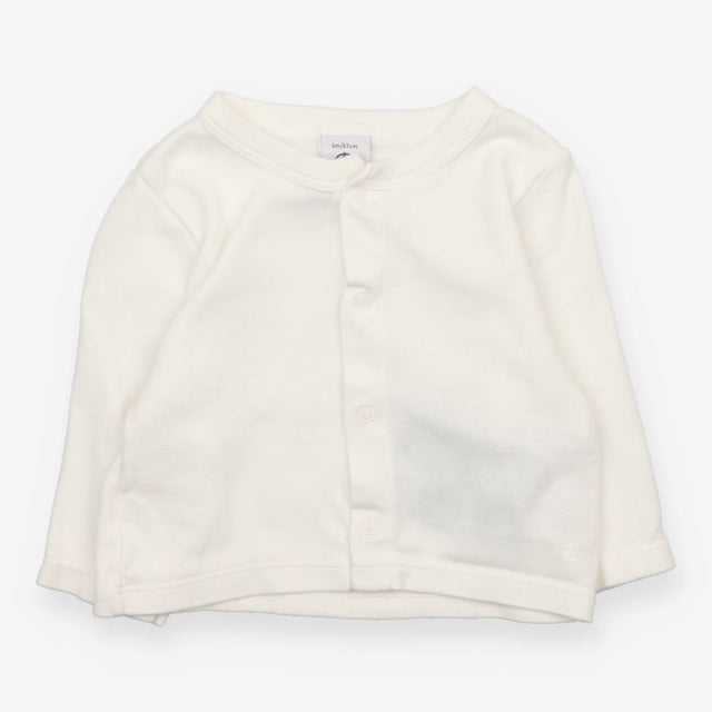 White Cardigan 4 Poppers