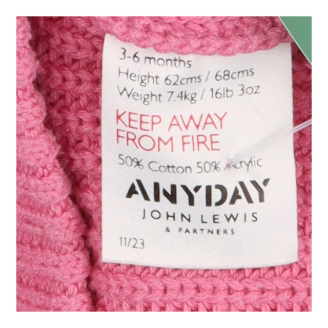Knit sweater pink
