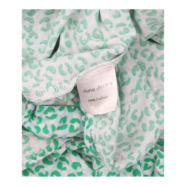Maternity&Nursing DressTiered Midi Green Animals P
