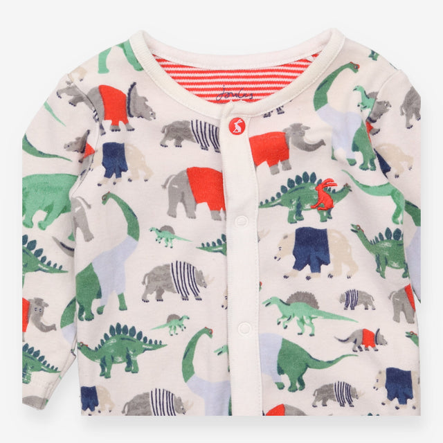 Sleepsuit cream dinos in sweaters