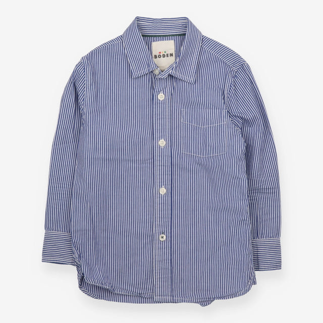 Blue and white pinstripe shirt