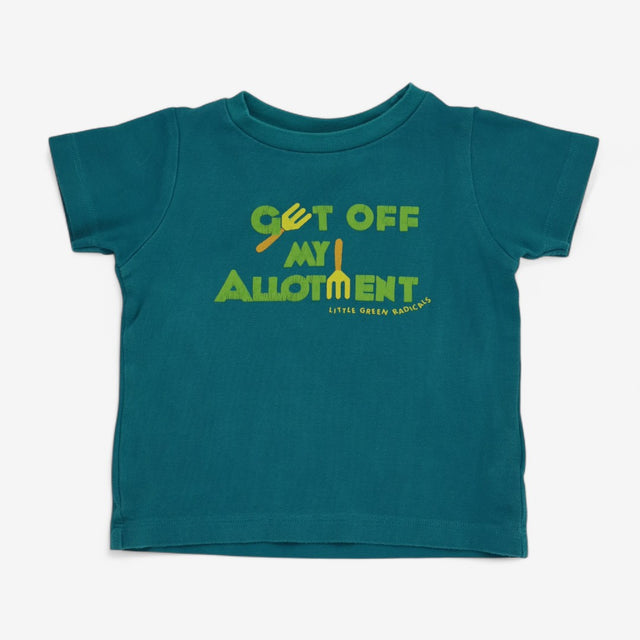 T-Shirt Turquoise Get Off My Allotment