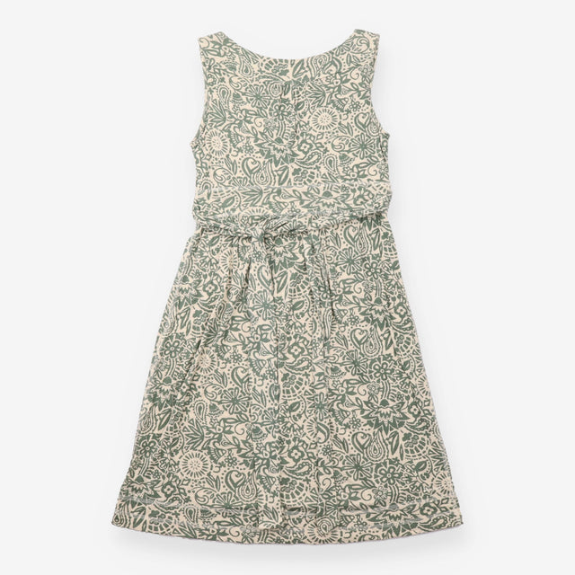 Laurel Green Printed Viscose Wrap Dress