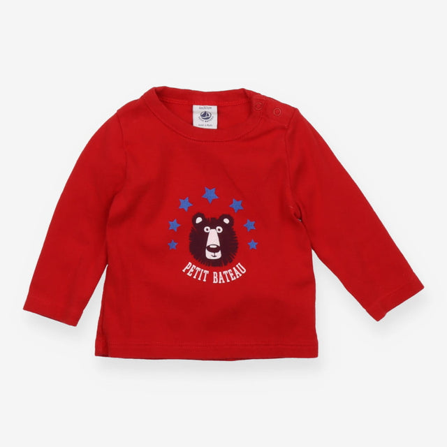 T Shirt Red with Bear and Stars