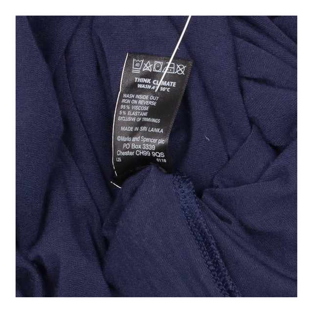 Maxi Dress Navy Sleeveless Petite Jersey