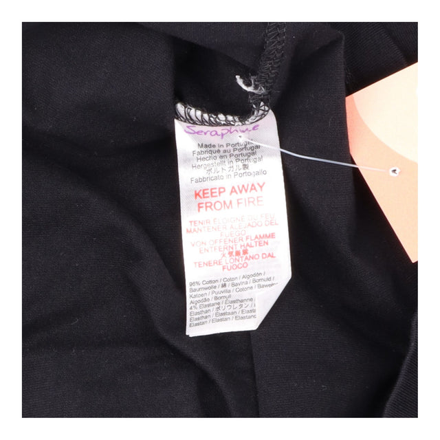 Black Maternity and Nursing Wrap Vest Top
