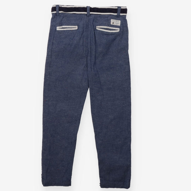 Trousers chambray navy cord waist Angel & Rocket