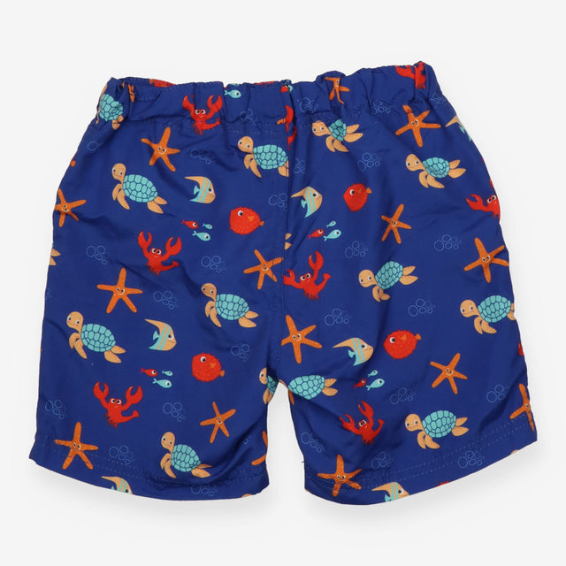 Swim shorts blue under sea creatures