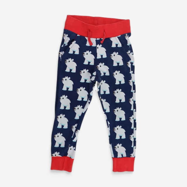Joggers Polarbear Red Cuffs