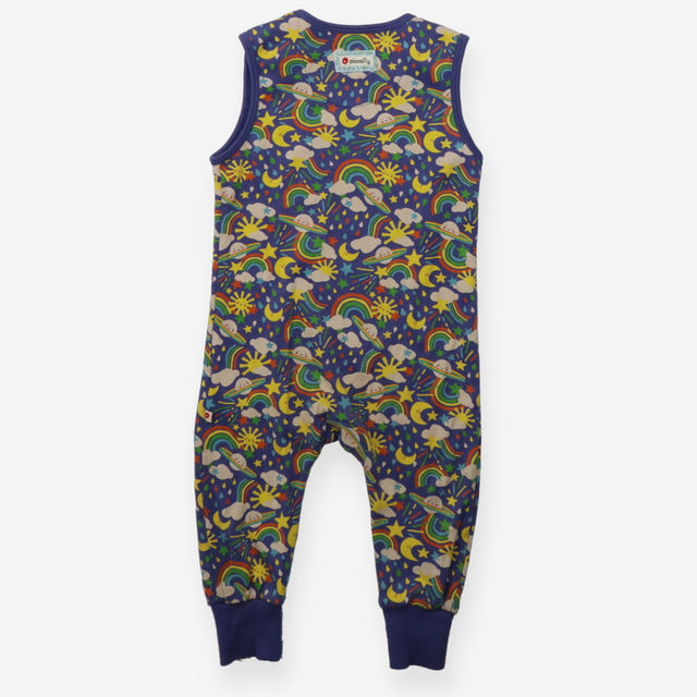 Romper Navy Space Theme