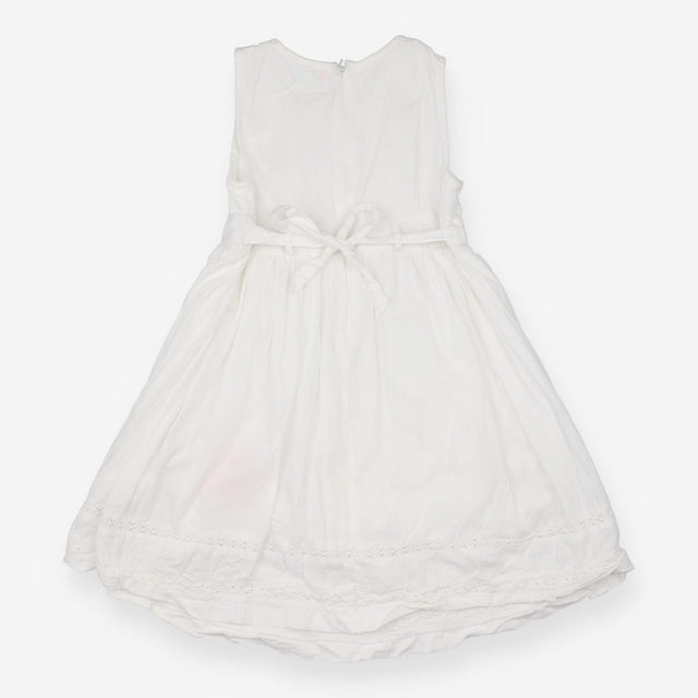 Sundress white tucks and lace