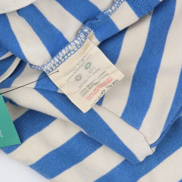 Blue Striped Fire Engine Long Sleeve