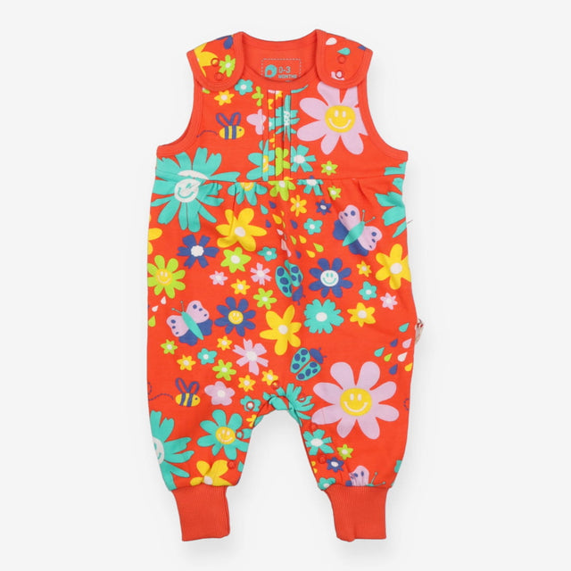Jersey Dungaree Flower Power