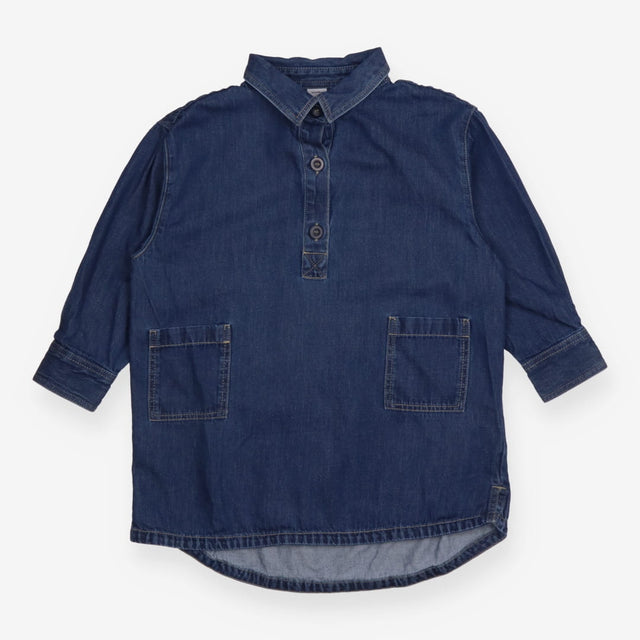 Dress denim LS collar
