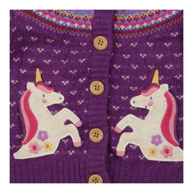 Purple Unicorn Fair aisle Cardigan