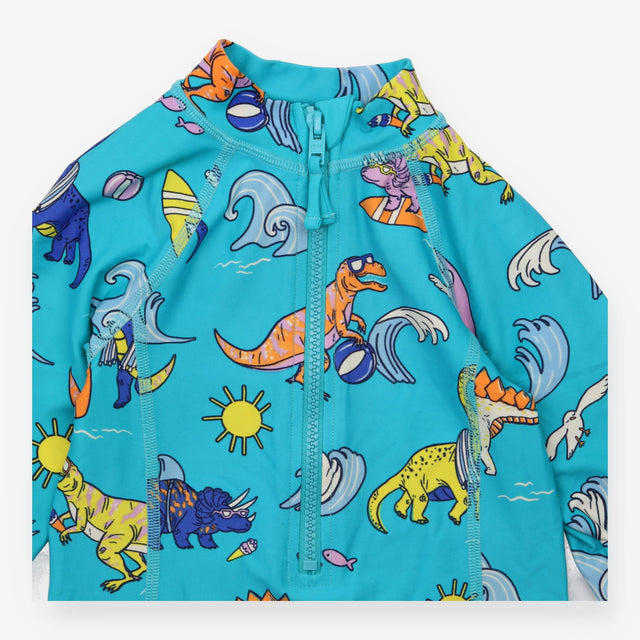 Blue Dinosaur Swimsuit