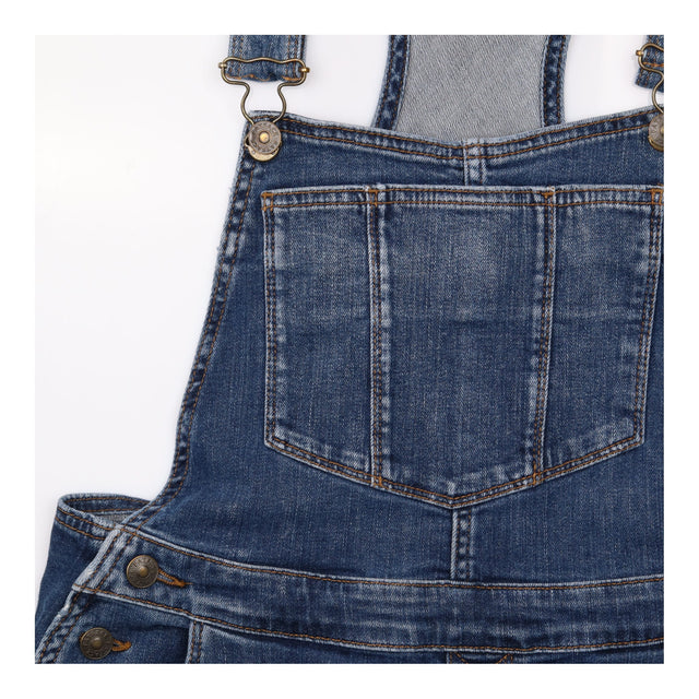 Dungarees Blue Vintage Wash Denim Overalls