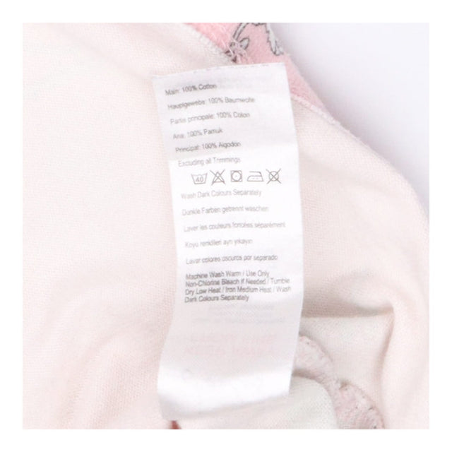 Joules Pink Large Flower Long Sleeve Top – 100% Co