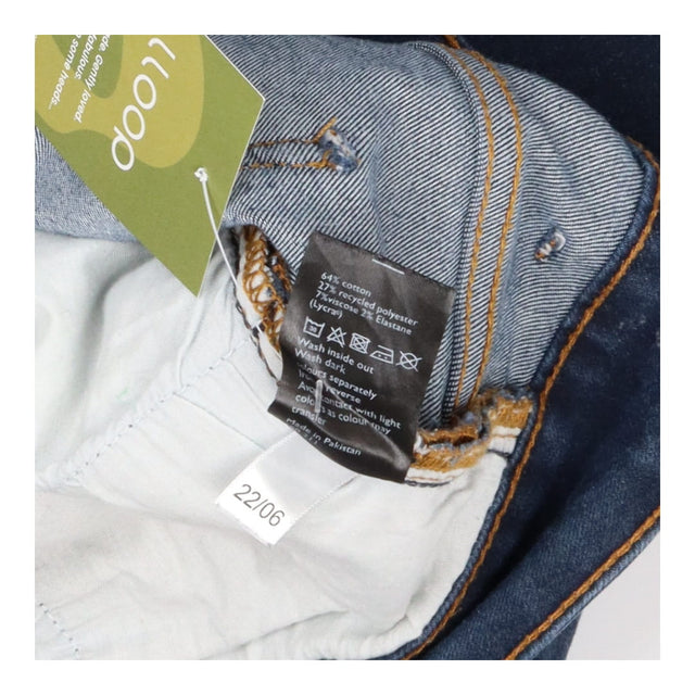 John Lewis Dark Denim Flare Leg Jeans Classic Blue
