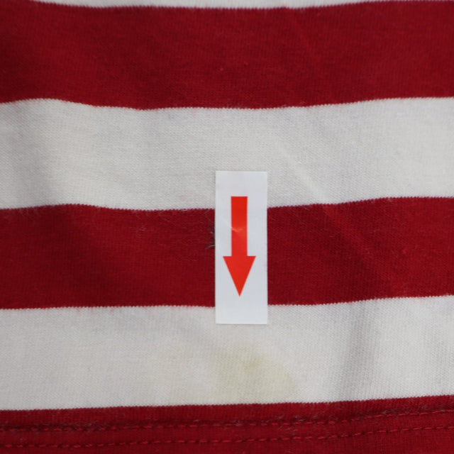 T-shirt long sleeve red white stripe