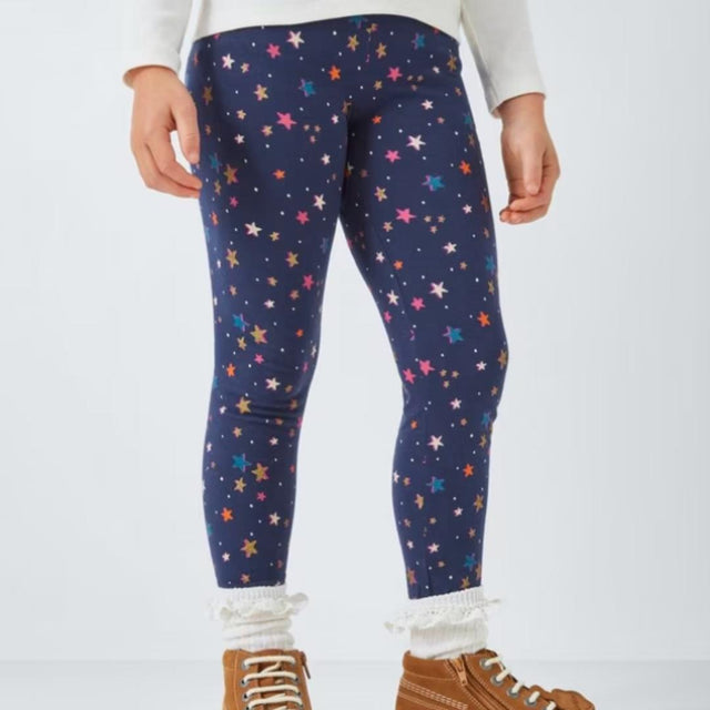 Kids' Stars Leggings, Navy