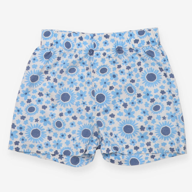 Shorts blue sunflower