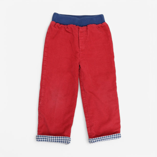 Trousers Reversible Red Cord Pull on