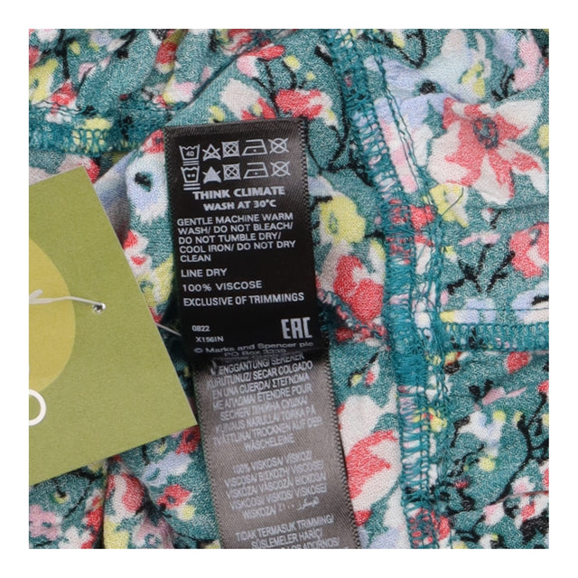 Floral Tiered Midi Skirt Multicoloured Print Visco