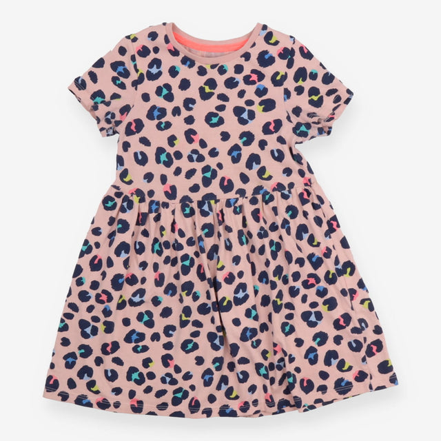 Pink Leopard Print Dress